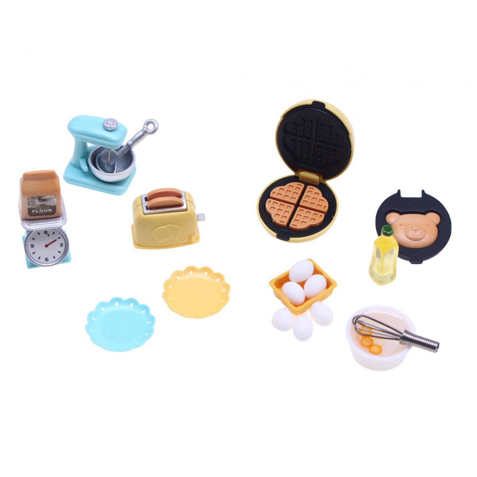 Magideal - Juego De Cocina Para Casa De Muñecas 1:12, Muebles, Accesorios, Kits, Báscula, Soporte, Muebles En Miniatura, Juguetes Para Niños, Regalos De Cumpleañ Estilo B