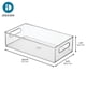thumbnail image 4 of Cubo de Almacenamiento iDesign 20 × 37 × 10 cm Apilable y Transparente, 4 of 8