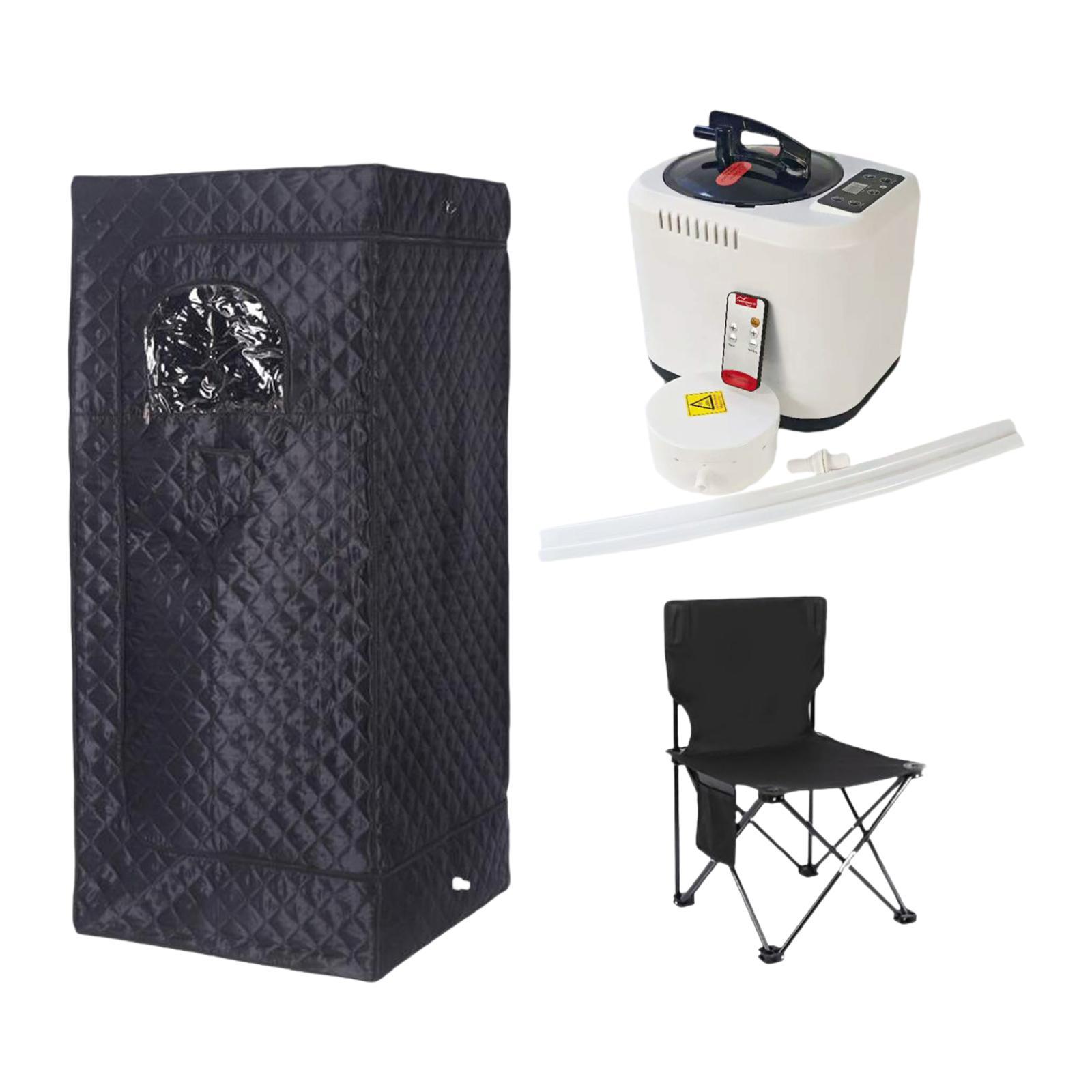 Magideal - Tienda De Sauna Personal Sauna De De Cuerpo Completo Caja De Sauna Plegable Con Doble Cremallera Con Máquina De De 3L Para Mujer Hombre