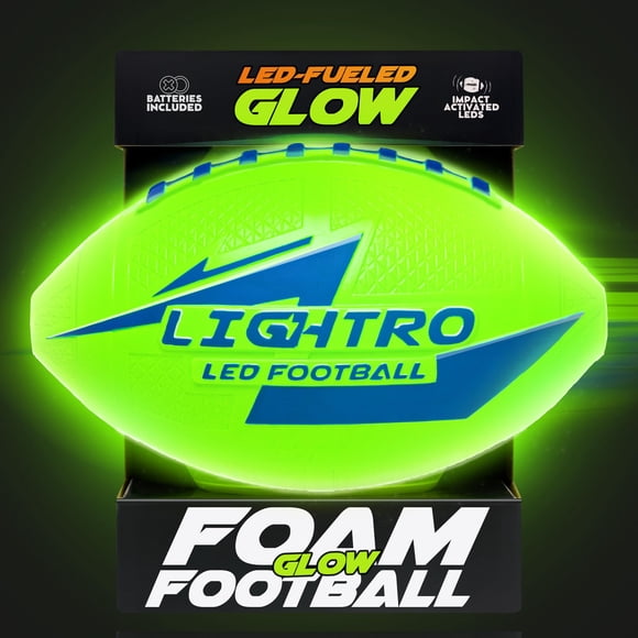 Foam Glow in The Dark Football LIGHTRO 8 Youth con LED