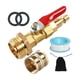 thumbnail image 1 of Adaptador De Soplado Para RV Winterize, Rosca De Manguera De Agua De Jardín Resistente De 3/4 "para Rvs, 4 Uds., 1 of 3