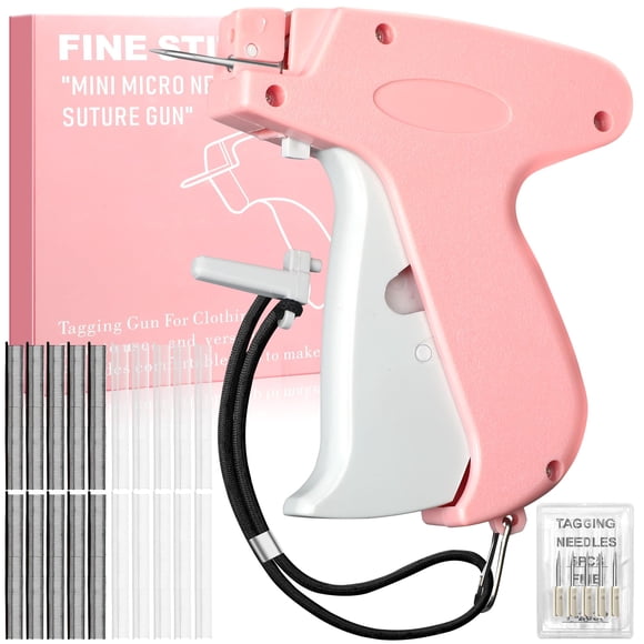 Pistola de costura Niodel para ropa con kit de costura, rosa