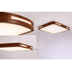thumbnail image 3 of Plafón LED Cuadrado Madera 72W Regulable con Control, 3 of 6