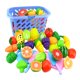 thumbnail image 2 of Los Ni?os Fingen El Juego De Roles Cocina Cortando Fruta Vegetal Comida Juguete 23 Piezas, 2 of 5