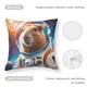 thumbnail image 5 of Capibara Fundas de almohada de terciopelo con tema, regalos de funda de almohada, decoración para el hogar, cojín de lanzar, regalo de cumpleaños para fans y parejas.50*50cm., 5 of 6