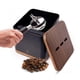thumbnail image 1 of Caja de golpeo para espresso Encanto Luxe 1 L, acero con base de nogal, 1 of 3