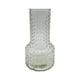 thumbnail image 2 of Florero Decorativo De Vidrio Con Diseño Base Ancha Blanco 25, 2 of 7