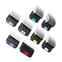 Ioensy - 8 Uds Cortapelos Para Perros Peines Guía Cortapelos Para Mascotas Peine Límite Para Recortadora Hogar