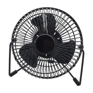 Magideal - Ventilador De Escritorio Con Ventilador De Reloj Led Usb Con Función De Visualización De Tiempo Ventilador De Escritorio Mini Ventilador Portátil Para Temperatura De 6 Pulgadas