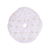 Magideal - Faldas De De Navidad Pequeñas, Cubierta De Adorno, Alfombrilla De Suelo Redonda, Faldas De De Navidad Para Año Nuevo, Decoración De Pentagrama Áureo