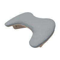 Ioensy - Cojín Para Reposabrazos Para Uñas, Soporte De Madera En Forma De U Para Manicura En Casa, Salón De Uñas, Gris