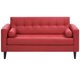 thumbnail image 2 of Sofa Retro 3 Cuerpos 1-1 Pu Rojo, 2 of 5