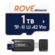 thumbnail image 1 of Tarjeta microSD ROVE Ultimate de 1 TB con lector USB 3.2 Tipo-C, 1 of 6