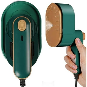 Veat00L - Mini Plancha De Vapor - Plancha De Mano Portátil, Planchado En Seco Y Húmedo, Mango Giratorio De 180°, Calentamiento Rápido - Adecuada Para El Hogar Y Viajes