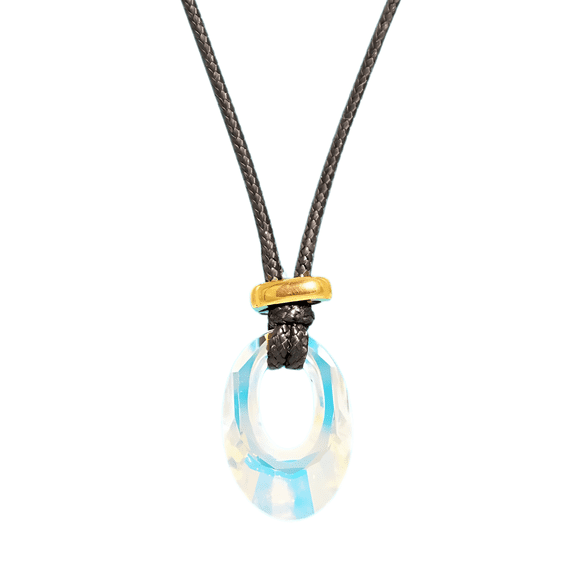 Colgante ajustable JD con Cristal austriaco helios aurora boreal