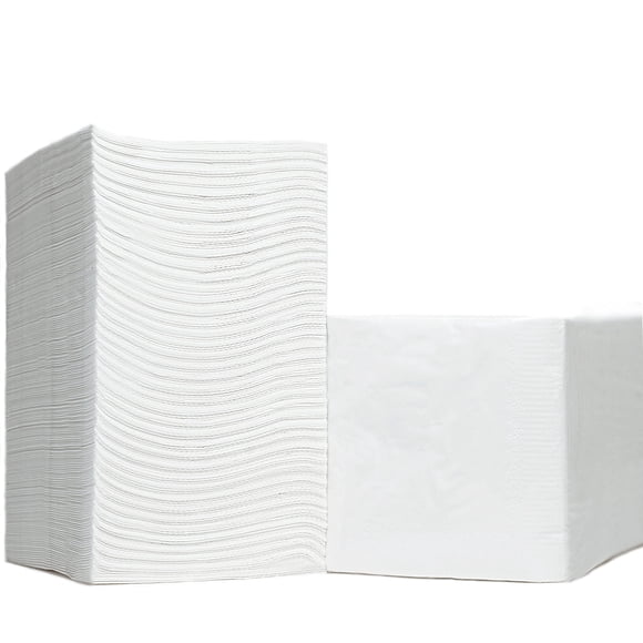 Servilletas de cóctel Pinnacle Supply, 3 capas, para bebidas blancas, 500 unidades
