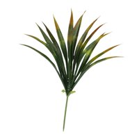 Bothyi - Césped Artificial Para Porche, Interior Y Exterior, Jardín, Vegetación Artificial, Arbusto, Verde Y Naranja.