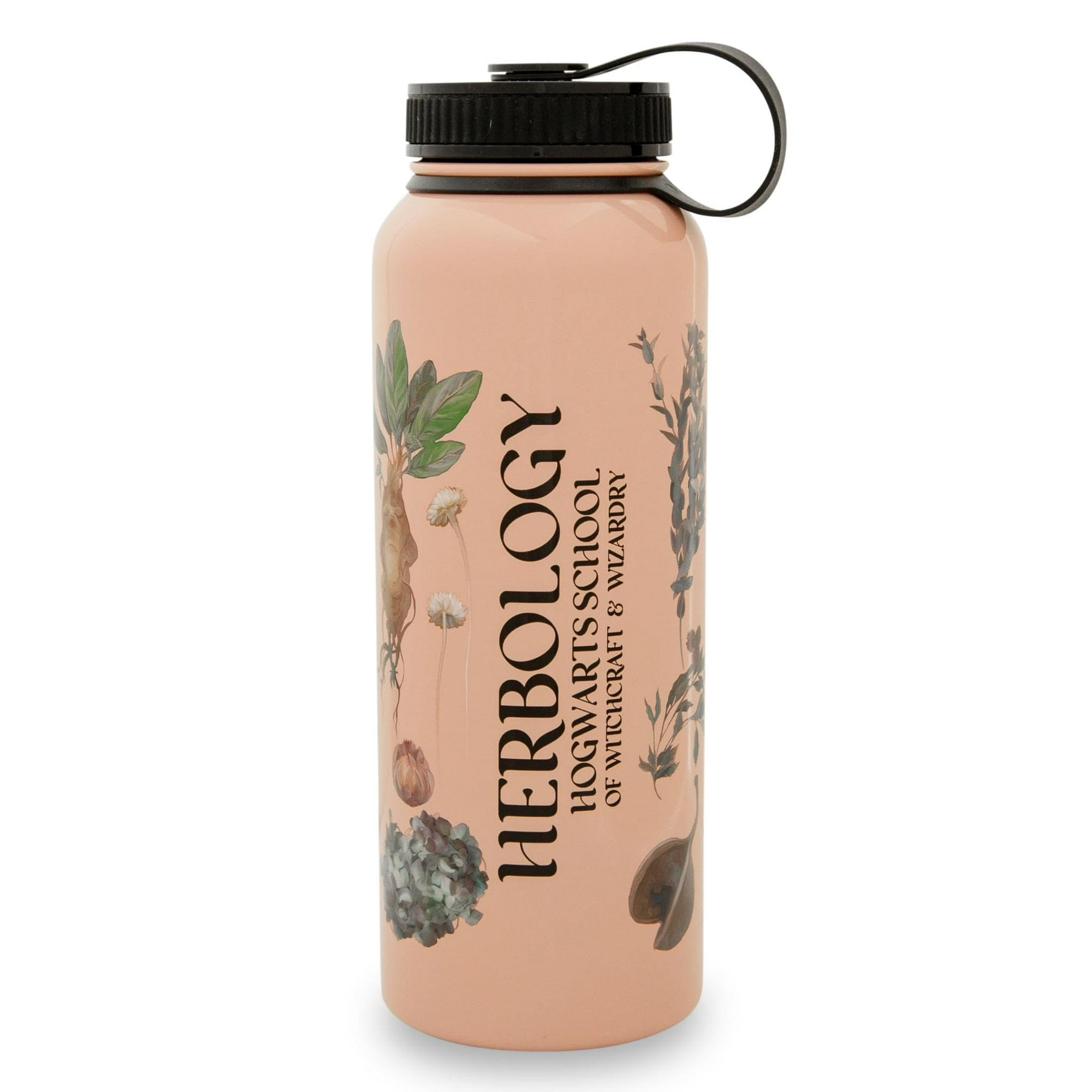 Botella De Agua Harry Potter Herbology Floral De 600 Ml De Acero Inoxidable