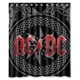 thumbnail image 1 of Cortina de ducha con diseño de banda de rock y álbum de AC/DC, juego de cortinas de baño con ganchos, tamaño 60 x 72 pulgadas, 1 of 3