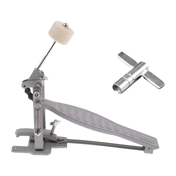 Pedal de bombo único, transmisión por cadena, pedal de batería, pedal de práctica de instrumentos de percusión para bateristas profesionales, kits de Argén