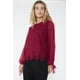 thumbnail image 1 of Blusa Romántica Guadalupe Burdeo vino M, 1 of 5