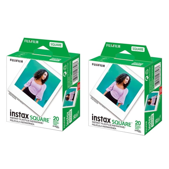 Película Fujifilm instax Square Instant Color 20 exposiciones x2