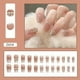 thumbnail image 1 of Gentle White Spring Small Fragrance Style Pearl Nail Art Cute Short Ballet Nail Wear Style Nail Piece & Summer French & 1pc Nail File & 1sheet Tape & Y2K, 1 of 2