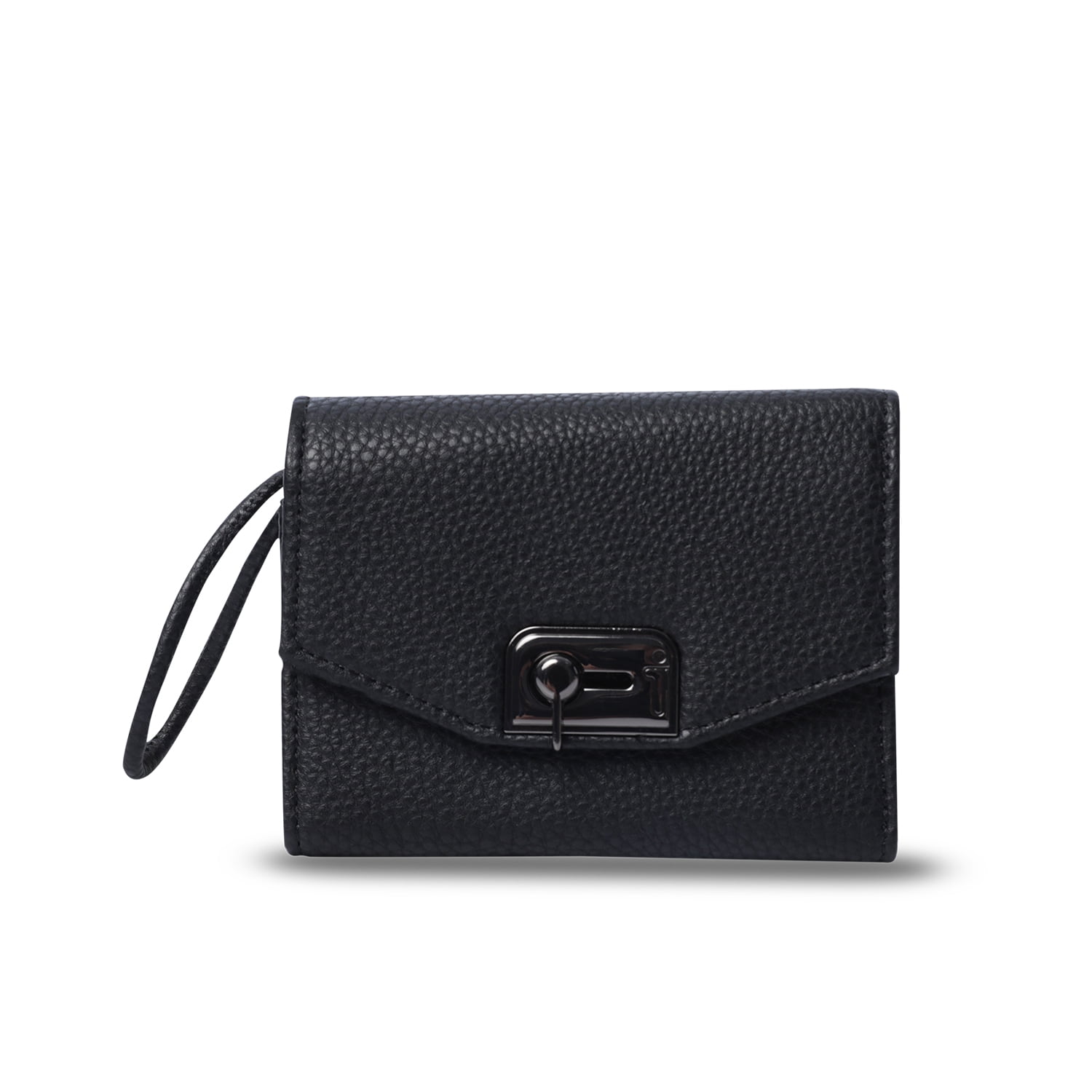 Billetera Totto Mujer Smooth Ney Con Rfid Blocker Negra