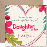 Tarjeta De Cumpleaños Stuff4 Daughter In Law The Most Wonderfully Lovely