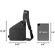 thumbnail image 3 of WANDER Anti Theft Crossbody Travel Bag for Women Men, Mult, 3 of 3