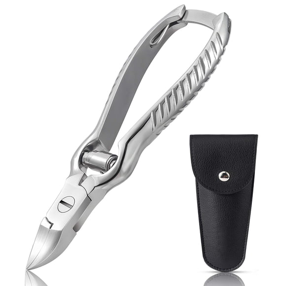 Cortauñas BEZOX Heavy Duty de acero inoxidable plateado