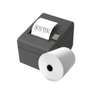 10 Rollos Papel Térmico 80X80 Mm 70Grs Blanco Joytek