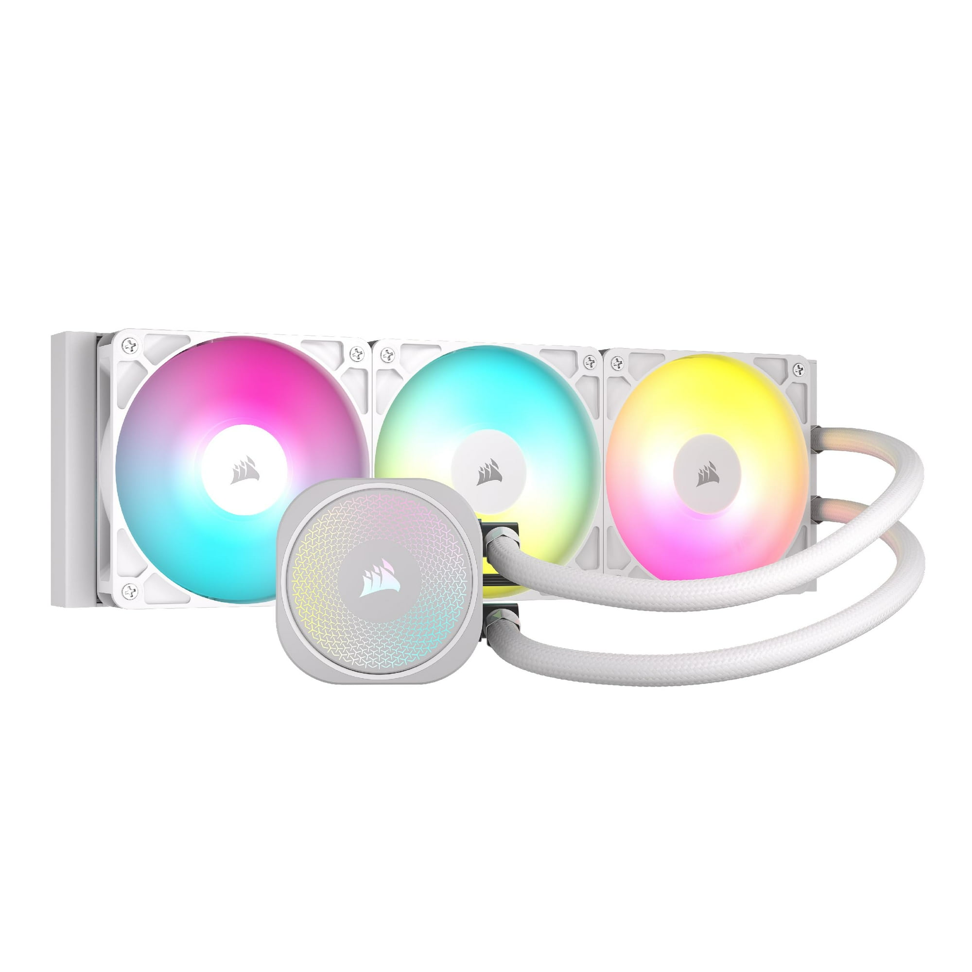 Enfriador Líquido Para Cpu Corsair Nautilus 360 Rs Argb 360 Mm Blanco