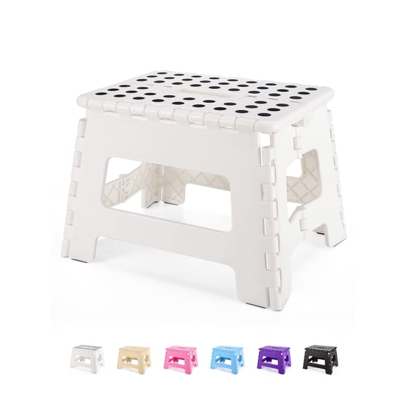 Taburete plegable Dyforce de 23 cm para niños y adultos, 136 kg de capacidad