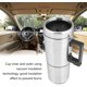 thumbnail image 5 of Hervidor de agua para coche, de acero inoxidable, para viaje, para coche, camión, de ebullición rápida, para té y café (12 V), 5 of 6