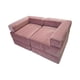 thumbnail image 3 of Sofa Cama Arkos Dos Cuerpos En Felpa Palo Rosa, 3 of 3
