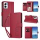 thumbnail image 2 of Funda Cartera Trébol para Motorola Moto G Power 2024 5G con Ranuras Tarjetas y Carga Inalámbrica Rojo, 2 of 6
