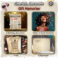 Back2Time - Tarjeta De Cumpleaños Que Data Del 101 Cumpleaños Del Periódico De 1925