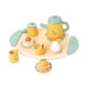 thumbnail image 4 of Juego De Té De Madera Juguetes Playset Casa De Muñecas Accesorios Pastel Juguetes Para Niñas Pequeñas, 4 of 5