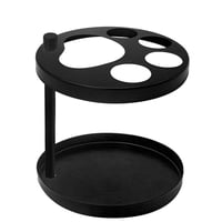 Xusx111 - Soporte Del Cepillo De Dientes Inoxidable Para El Baño: Organizador Ventilado De Acero Inoxidable Con Ranuras Para Cepillos De Dientes Eléctricos, Pasta De Dientes, Navajas De Afeitar Y Pein