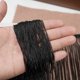 thumbnail image 2 of Tira de flecos Kehuadiy 5 yd (30 cm) negro de fibra de poliéster, 2 of 7