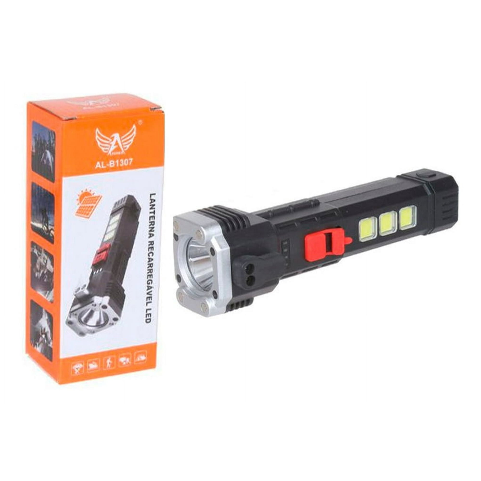 Disparo - Linterna De Mano Camping Potente Solar Alta Potencia