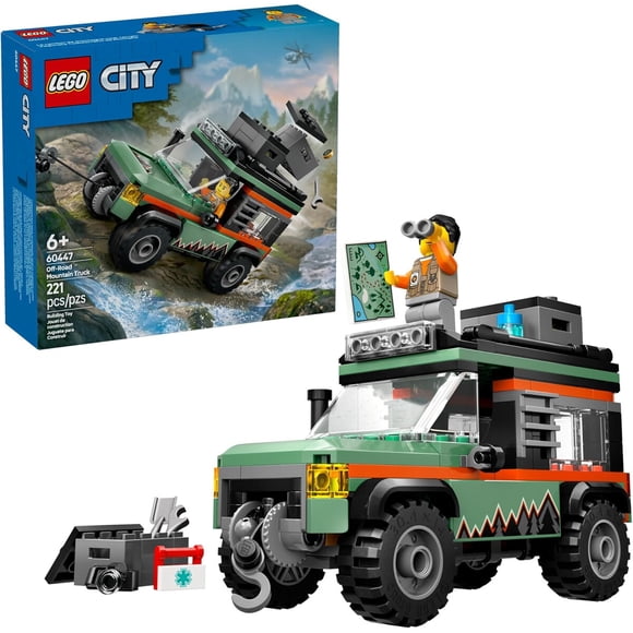 LEGO City Camioneta 4x4 Montaña 60447 221 Piezas