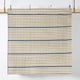 thumbnail image 3 of Quilt King 260x260 cm Azul a Rayas con Reverso Beige de Microfibra, 3 of 4