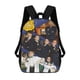 thumbnail image 1 of Odd Squad-theme Backpack, Campus style schoolbag Bookbag with Adjustable Shoulder Straps And Large Zip Compartment, Unisex Travel Bags., 1 of 6