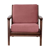 Latam Home - Sitial Neuss Tela Velvet Palo Rosa