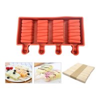 Genérico - Moldes De Silicona Para Helados Molde Paletas Helado Paleta
