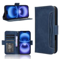 Funda Tipo Billetera Foxdock Para Iphone 16 – Tapa Flip Con Tarjetero