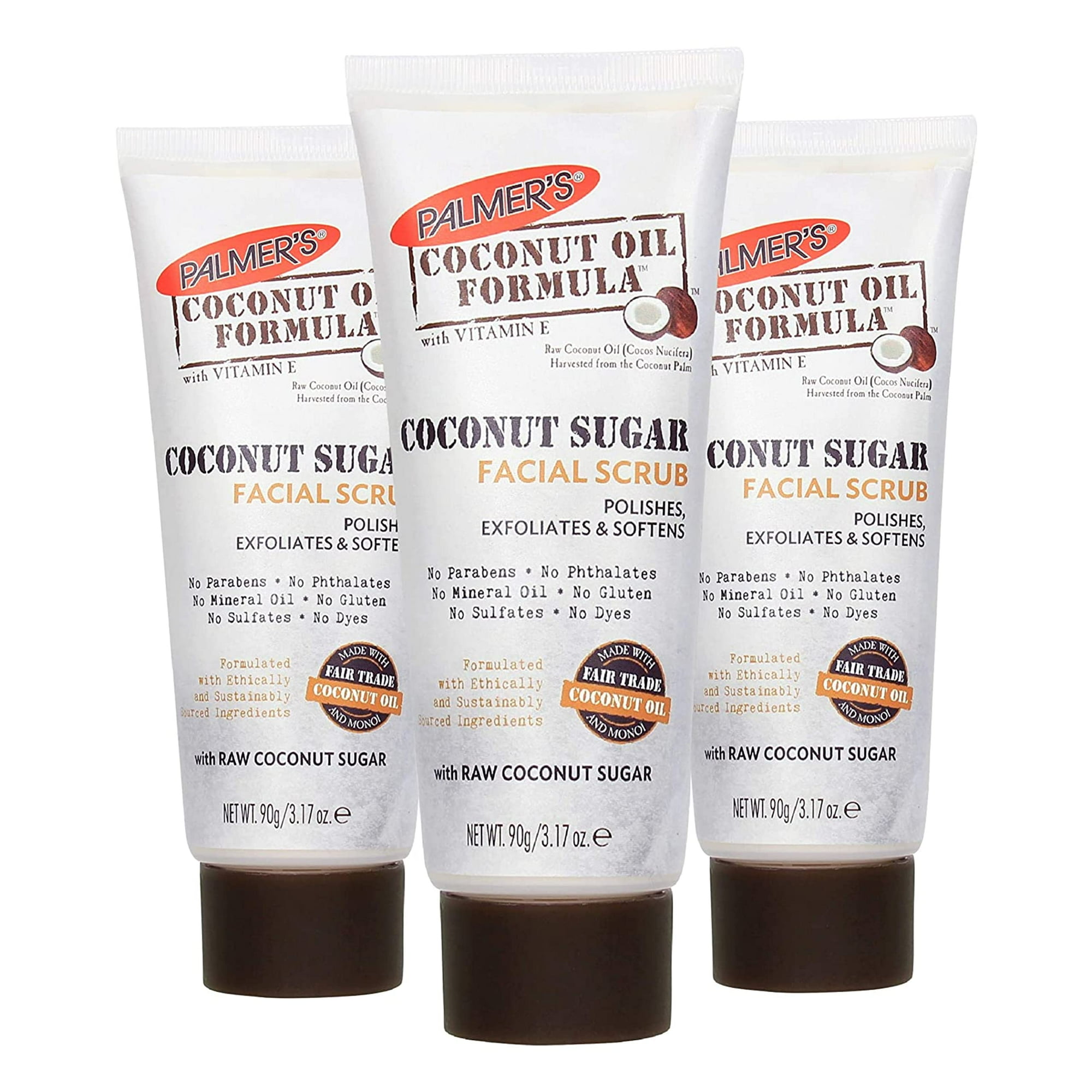Exfoliante Facial Palmer's Coconut Sugar Con Manzanilla 90 Ml (x3)