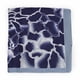 thumbnail image 2 of Pañuelo Mediano Tipo Seda De 90x90cm Animal Print Con Borde azul Talla Única, 2 of 4